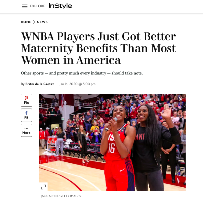 the wnba is setting a new standard for women in the workplace